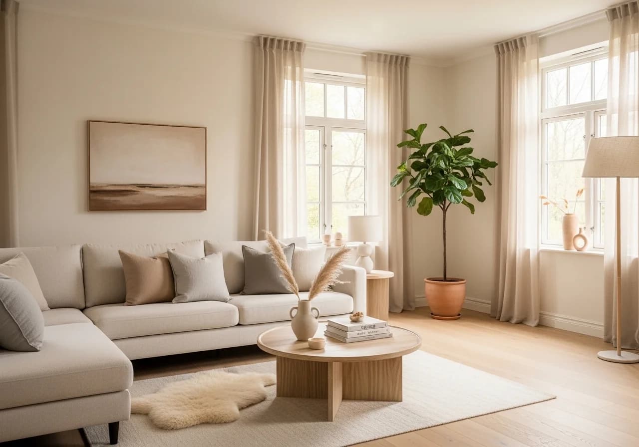 Modern aesthetic home interior